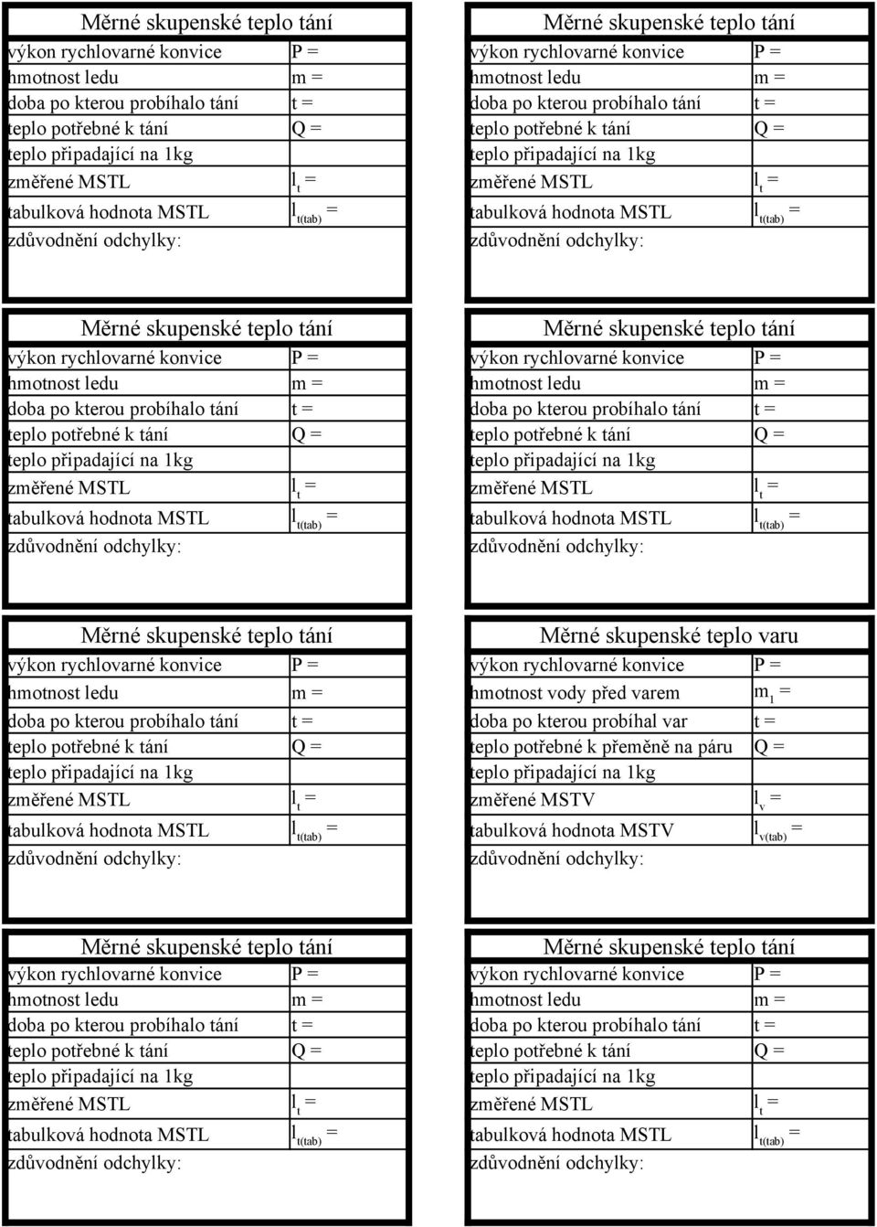 potřebné k přeměně na páru Q tabulková hodnota MSTL (tab) tabulková hodnota MSTV (tab)  hodnota MSTL (tab)