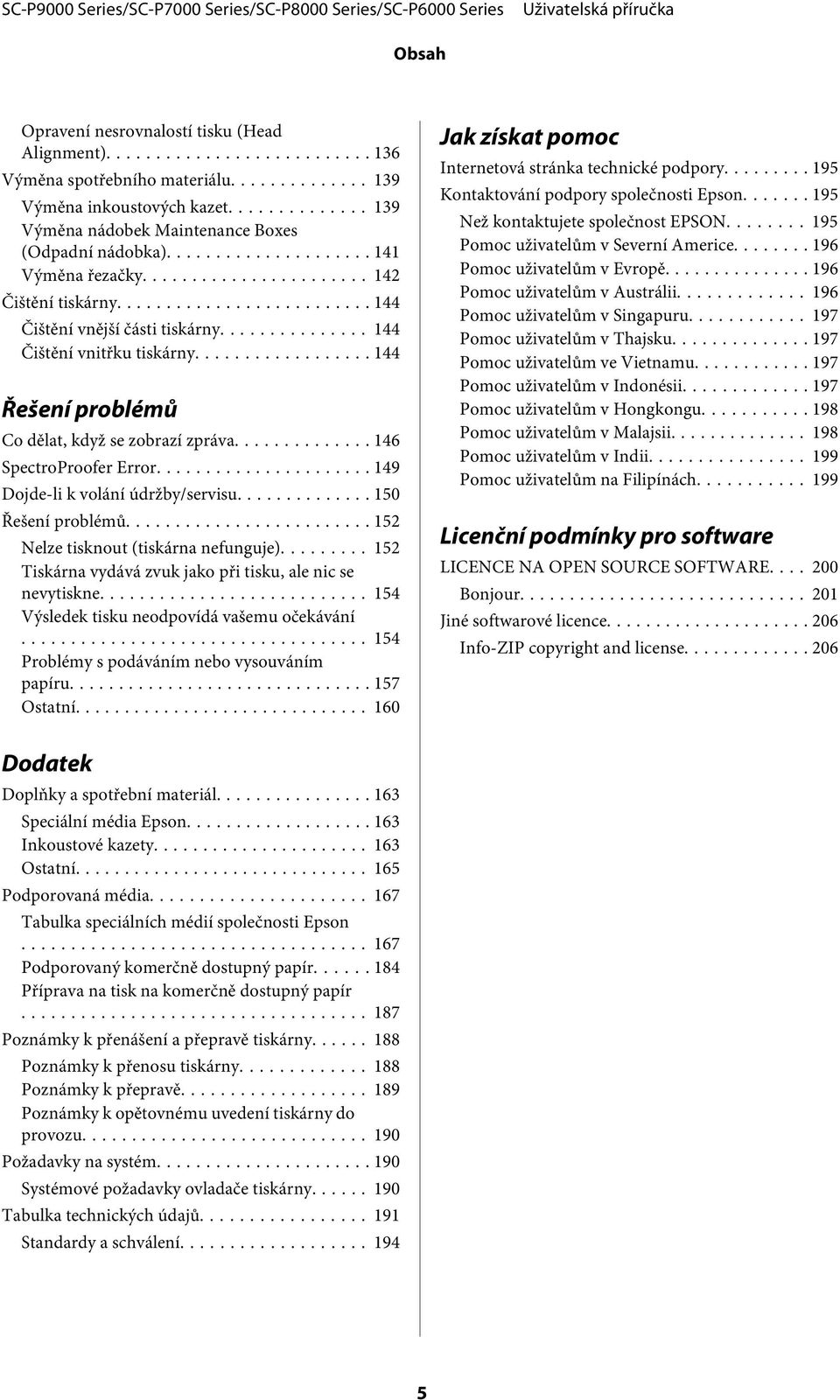 .. 149 Dojde-li k volání údržby/servisu... 150 Řešení problémů... 152 Nelze tisknout (tiskárna nefunguje)... 152 Tiskárna vydává zvuk jako při tisku, ale nic se nevytiskne.