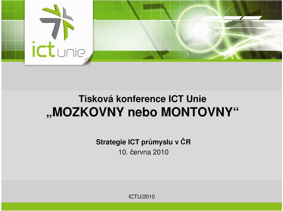 MONTOVNY Strategie ICT