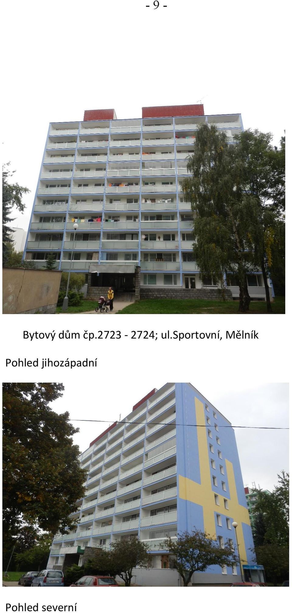 sportovní, Mělník