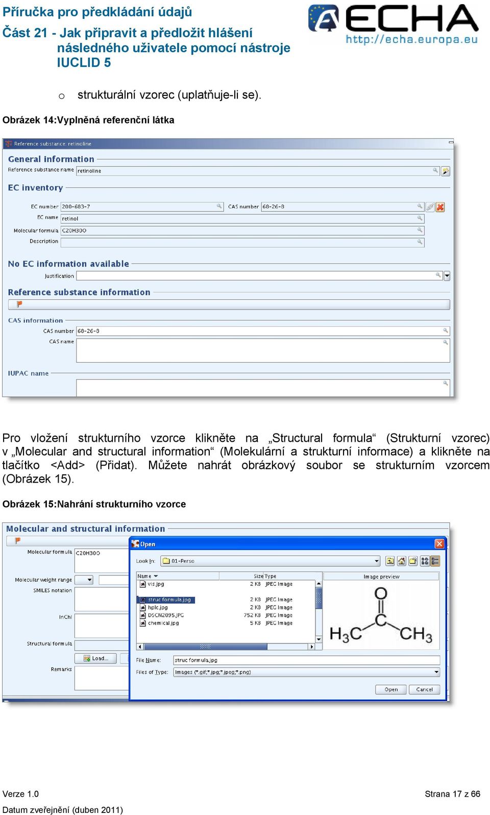 (Strukturní vzorec) v Molecular and structural information (Molekulární a strukturní informace) a