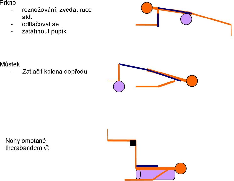 pupík Můstek - Zatlačit kolena