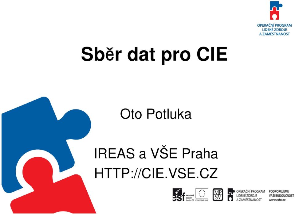 IREAS a VŠE