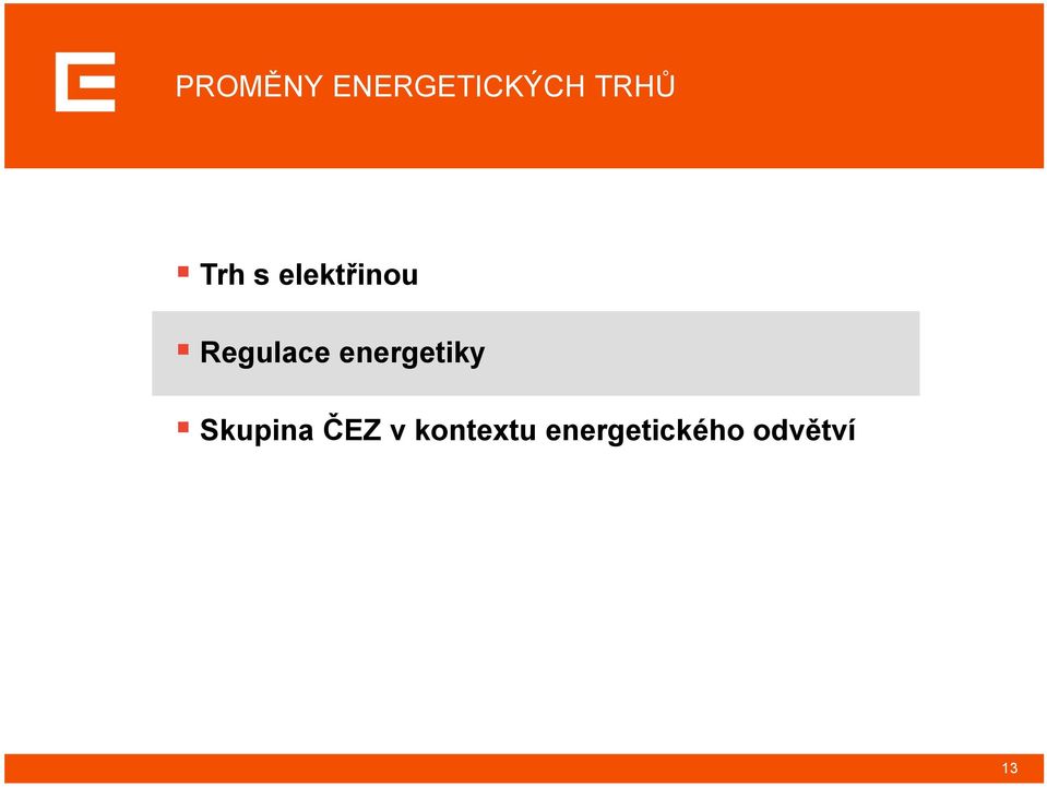 energetiky Skupina ČEZ v