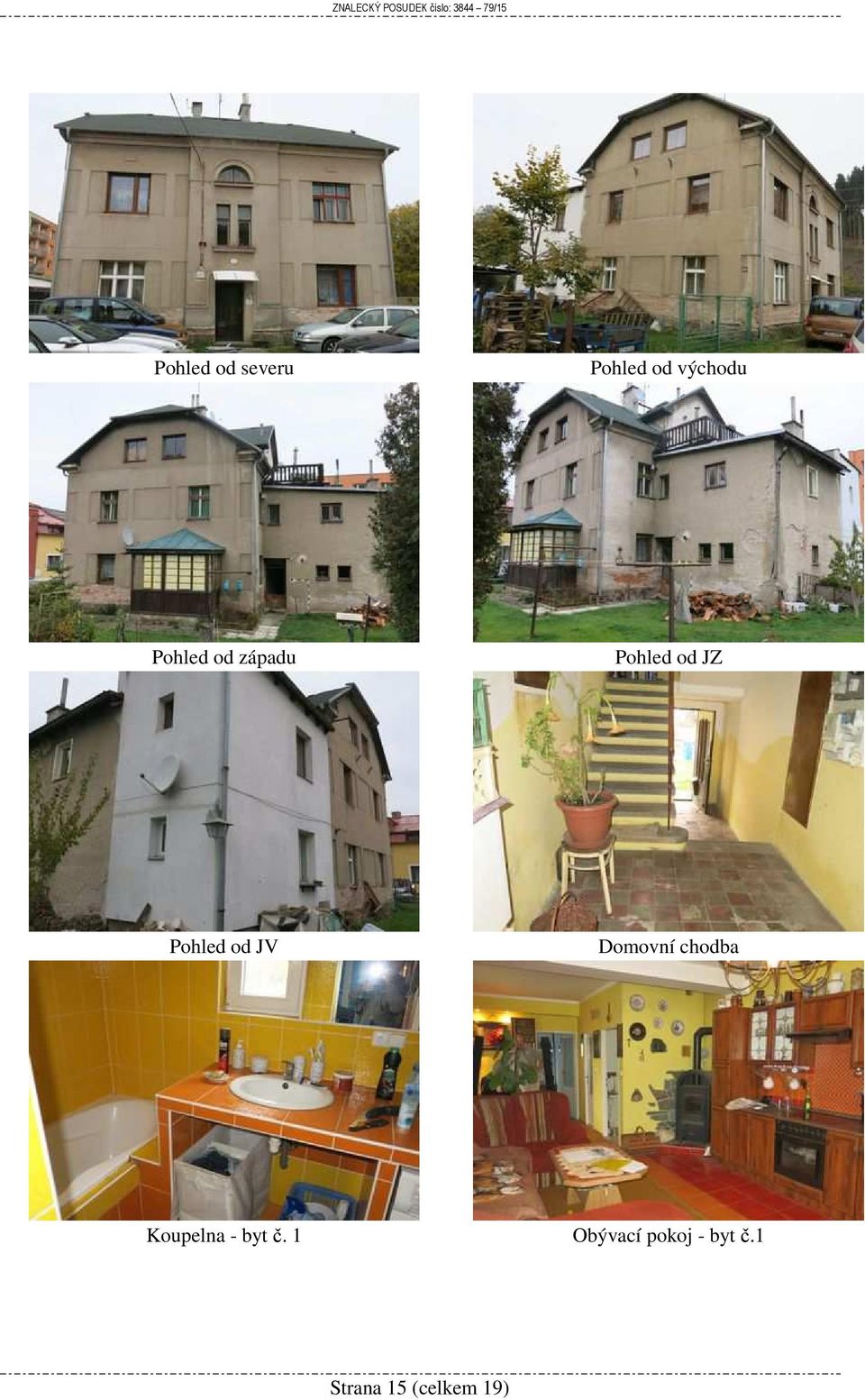 JV Domovní chodba Koupelna - byt č.