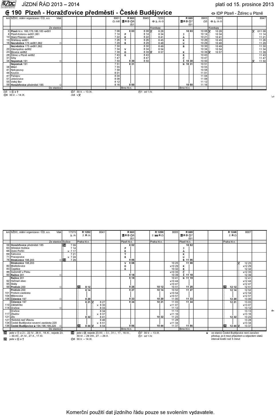 061 7 26 T 8 26 8 45 K 10 26 10 45 11 26 16 Nezvěstice 175 061,062 7 29 R 8 29 8 48 U 10 29 10 48 11 29 Nezvěstice 175 061,062 7 30 8 30 8 49 B 10 30 10 49 11 30 20 Zdemyslice 062 7 34 V 8 34 8 54 10