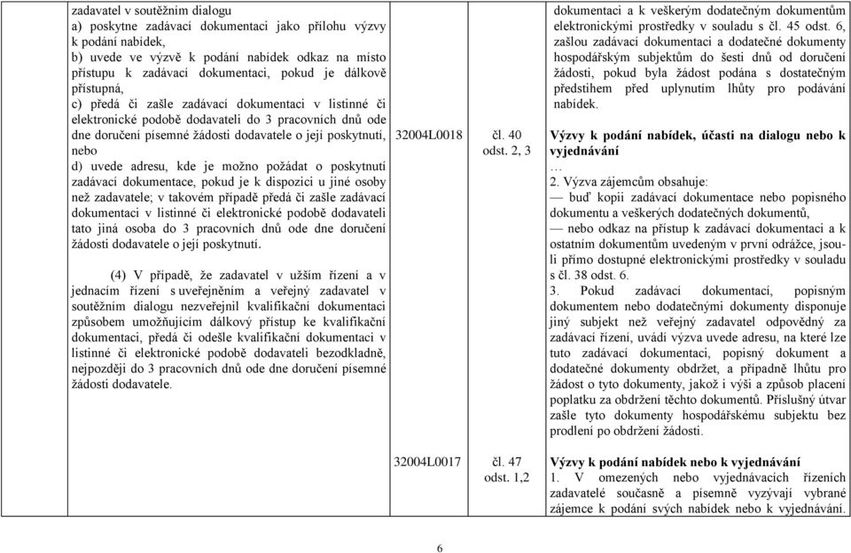 kde je možno požádat o poskytnutí zadávací dokumentace, pokud je k dispozici u jiné osoby než zadavatele; v takovém případě předá či zašle zadávací dokumentaci v listinné či elektronické podobě