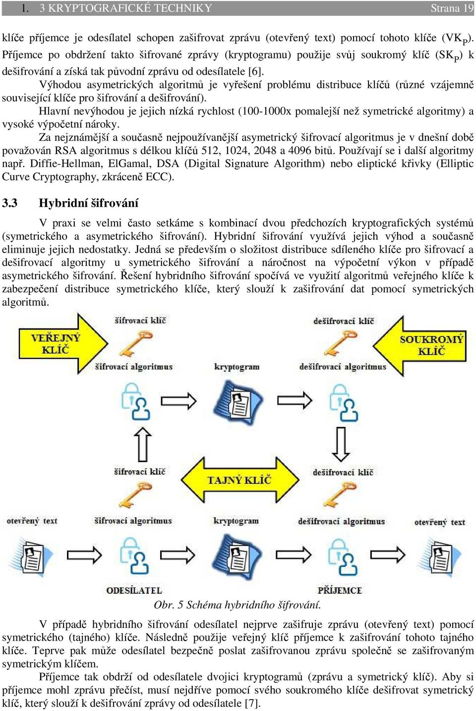 Výhodou asymetrických algoritmů je vyřešení problému distribuce klíčů (různé vzájemně související klíče pro šifrování a dešifrování).