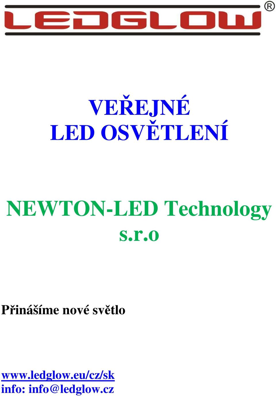 o Přinášíme nové světlo www.