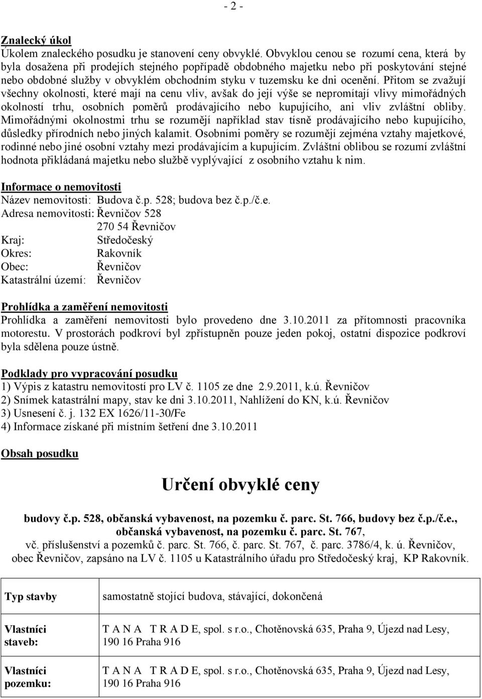 ocenění.