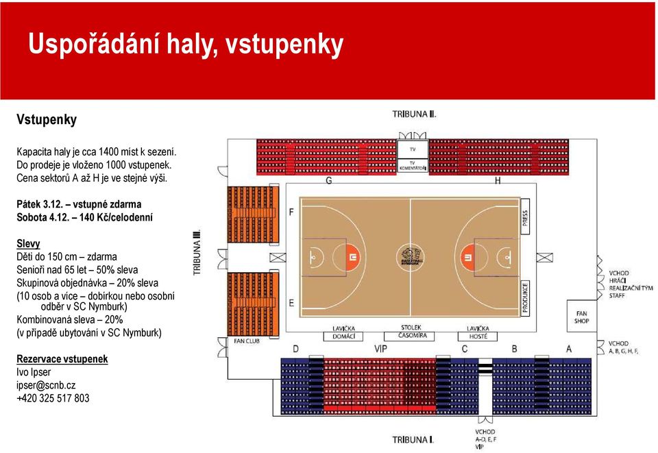 vstupné zdarma Sobota 4.12.