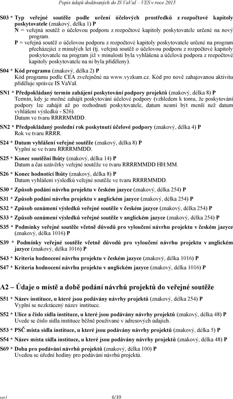 veřejná soutěž o účelovou podporu z rozpočtové kapitoly poskytovatele na program již v minulosti byla vyhlášena a účelová podpora z rozpočtové kapitoly poskytovatele na ni byla přiděleny).