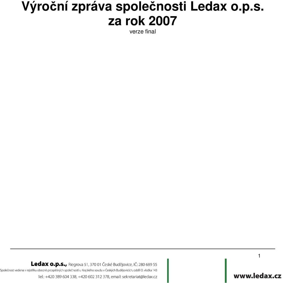 Ledax o.p.s.