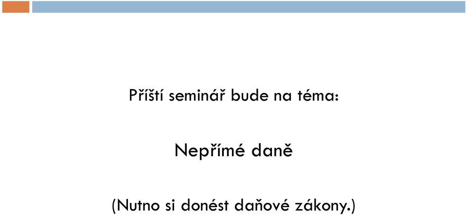 Nepřímé daně