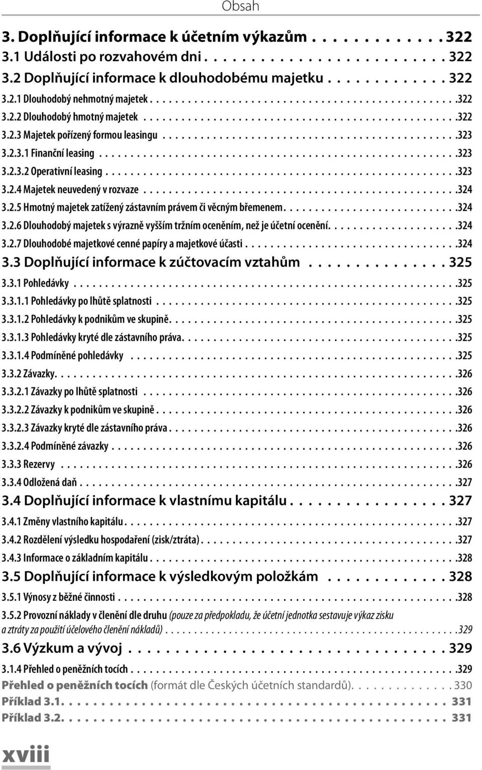 2.3.1 Finanční leasing.........................................................323 3.2.3.2 Operativní leasing........................................................323 3.2.4 Majetek neuvedený v rozvaze.