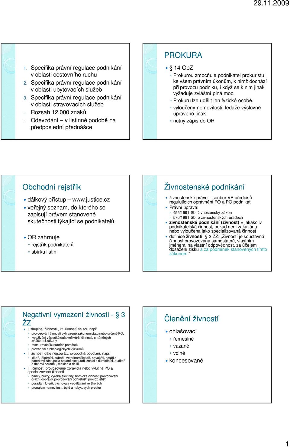 000 znaků - Odevzdání v listinné podobě na předposlední přednášce 14 ObZ Prokurou zmocňuje podnikatel prokuristu ke všem právním úkonům, k nimž dochází při provozu podniku, i když se k nim jinak