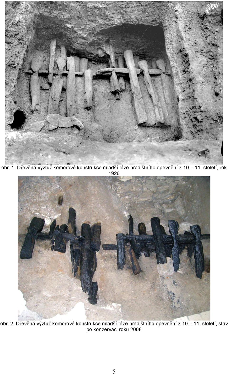 opevnění z 10. - 11. století, rok 1926 obr. 2.