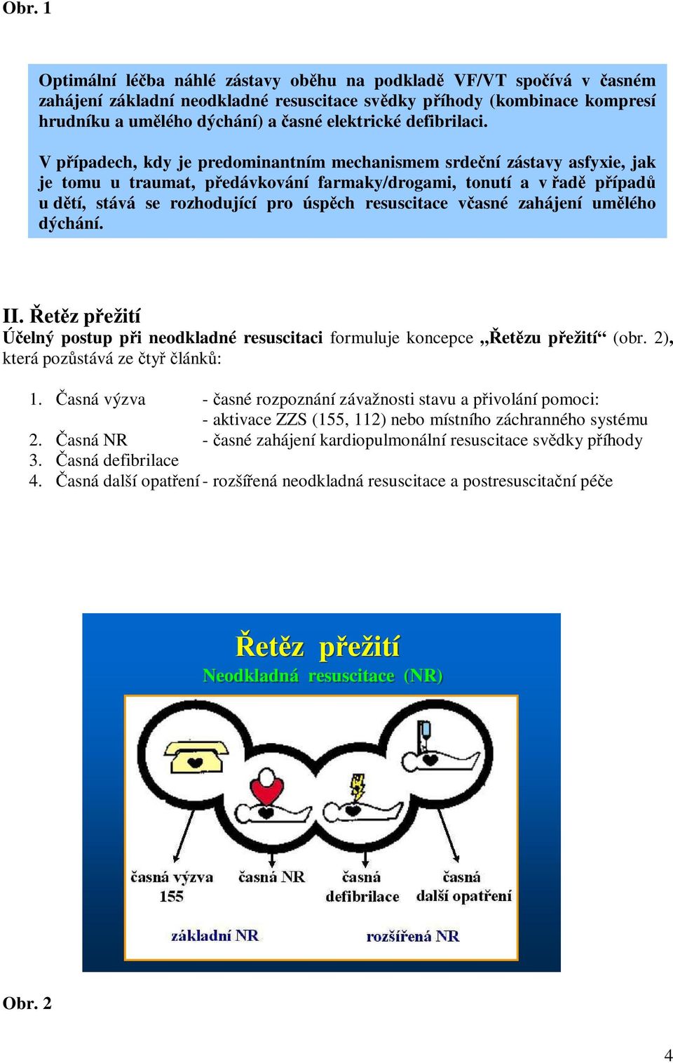 V případech, kdy je predominantním mechanismem srdeční zástavy asfyxie, jak je tomu u traumat, předávkování farmaky/drogami, tonutí a v řadě případů u dětí, stává se rozhodující pro úspěch