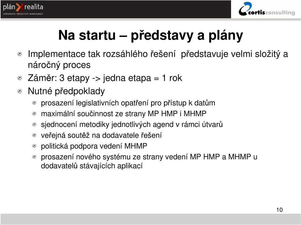 součinnost ze strany MP HMP i MHMP sjednocení metodiky jednotlivých agend v rámci útvarů veřejná soutěž na dodavatele