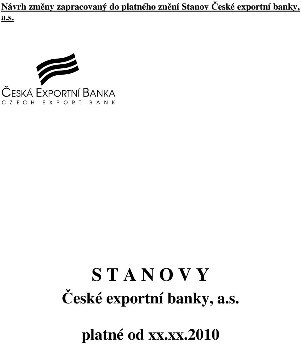 exportní banky, a.s.