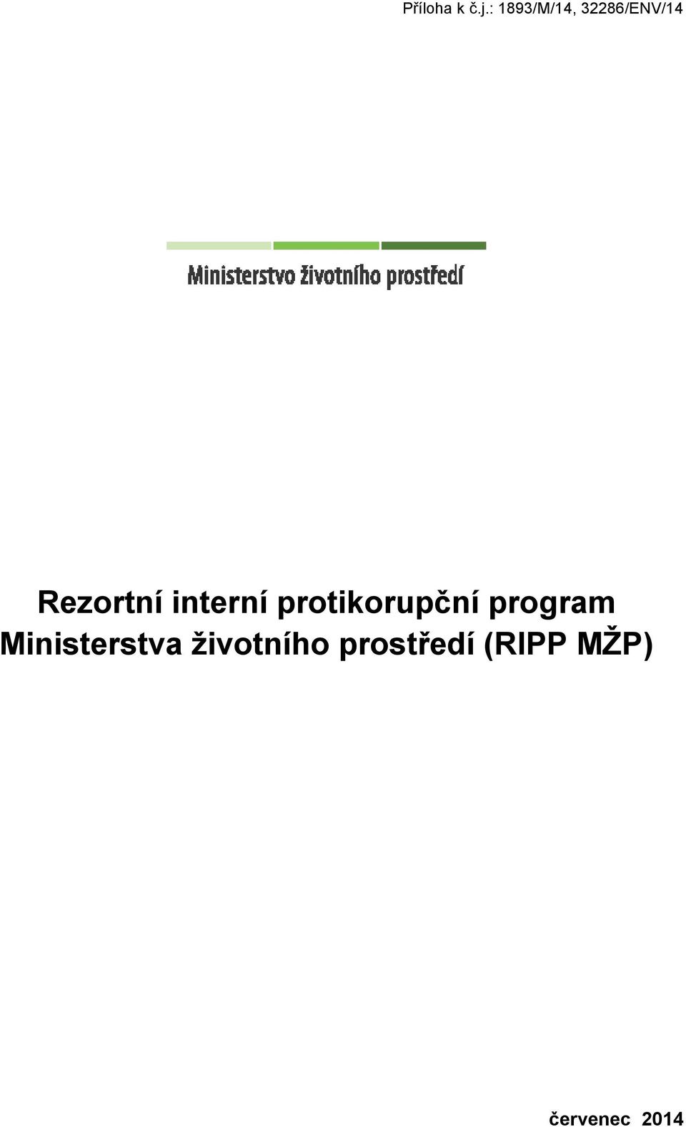 Rezortní interní protikorupční