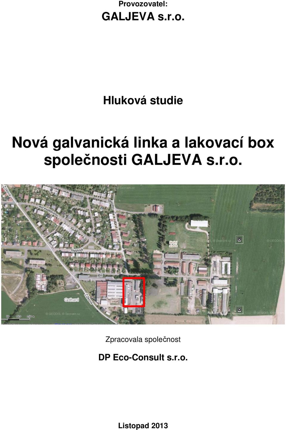 box společnosti GALJEVA s.r.o. Zpracovala