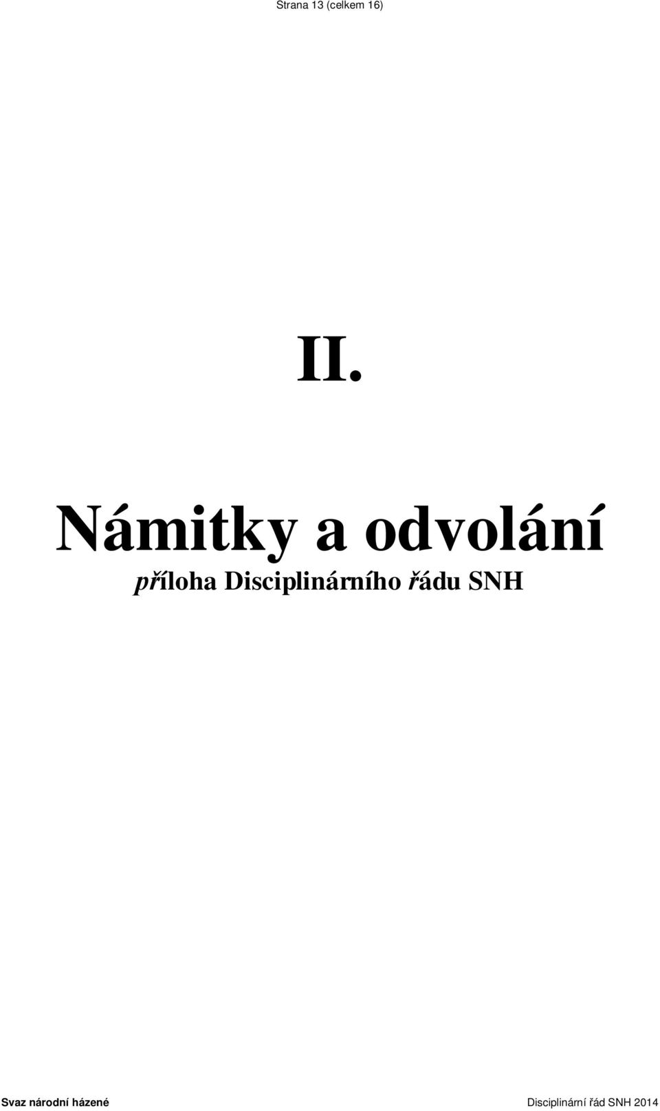 Námitky a odvolání