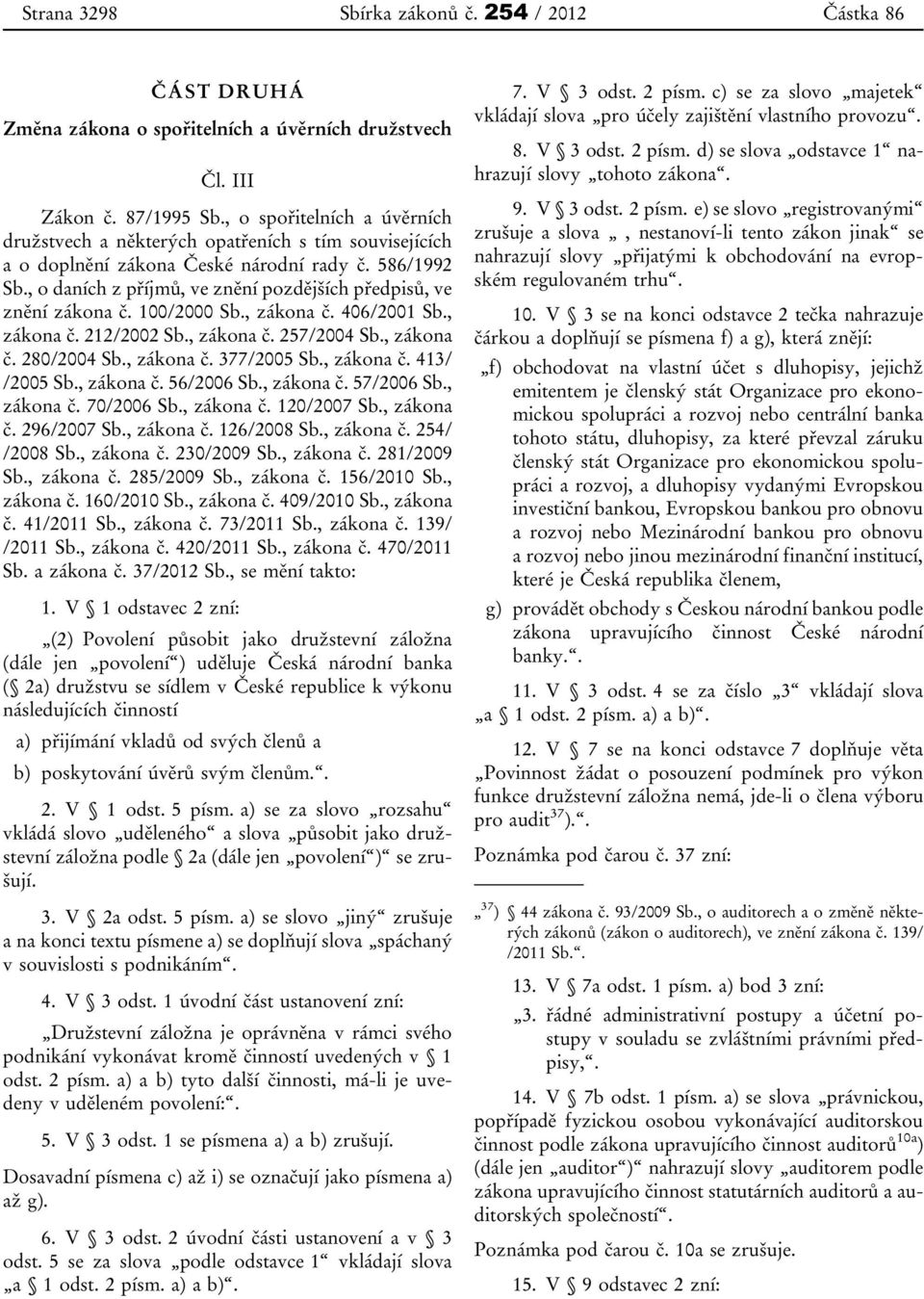 , o daních z příjmů, ve znění pozdějších předpisů, ve znění zákona č. 100/2000 Sb., zákona č. 406/2001 Sb., zákona č. 212/2002 Sb., zákona č. 257/2004 Sb., zákona č. 280/2004 Sb., zákona č. 377/2005 Sb.