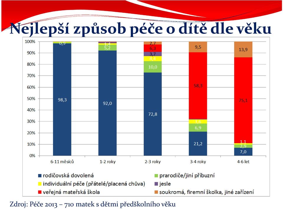 Péče 2013 710 matek s