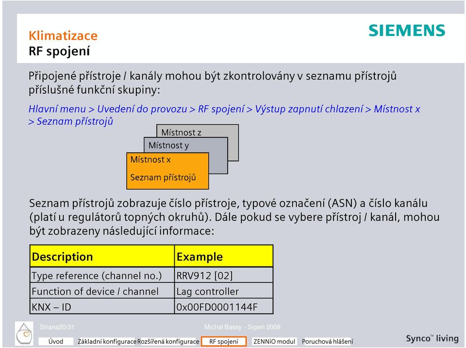 regulátorů topných okruhů).