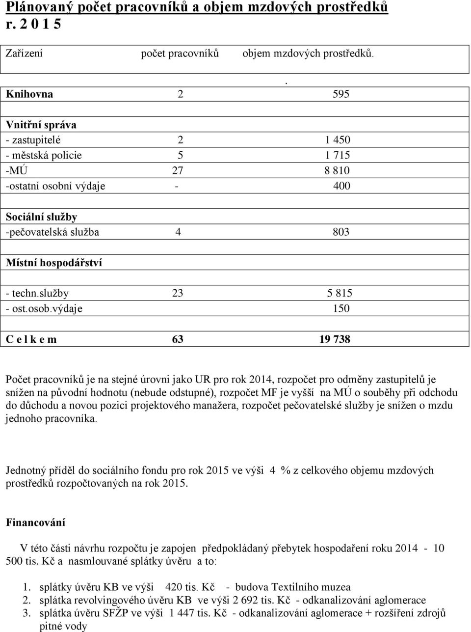 služby 23 5 815 - ost.osob.