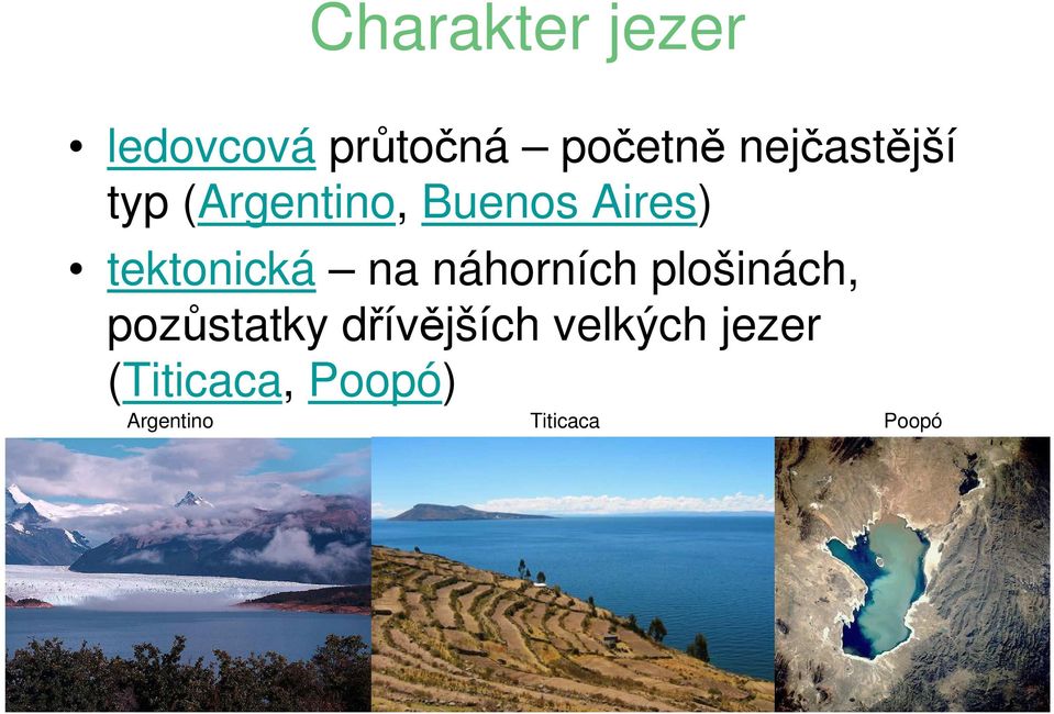 tektonická na náhorních plošinách, pozůstatky