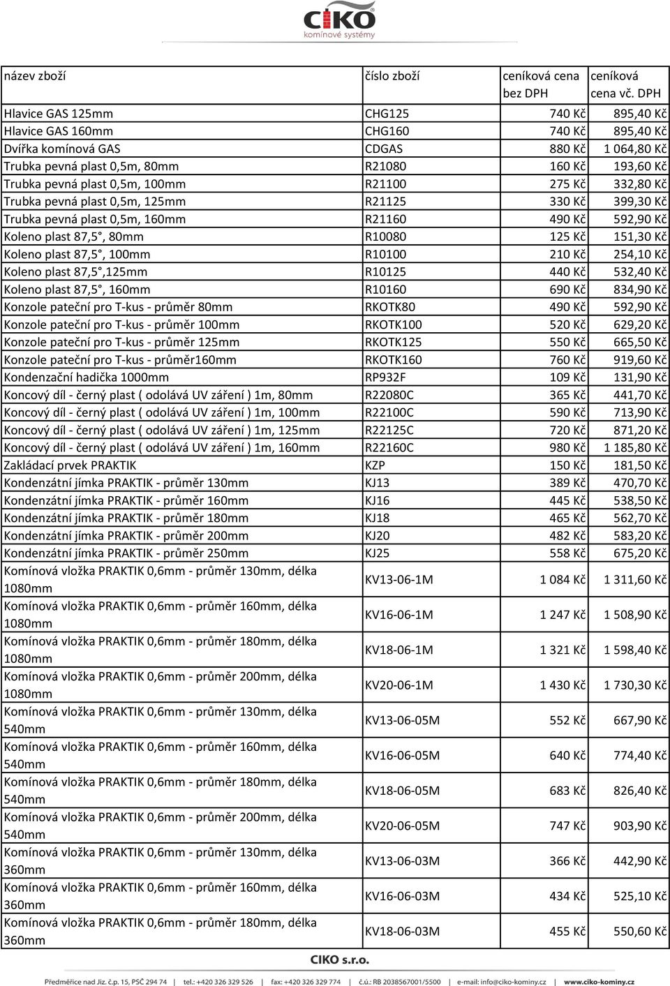 80mm R10080 125 Kč 151,30 Kč Koleno plast 87,5, 100mm R10100 210 Kč 254,10 Kč Koleno plast 87,5,125mm R10125 440 Kč 532,40 Kč Koleno plast 87,5, 160mm R10160 690 Kč 834,90 Kč Konzole pateční pro