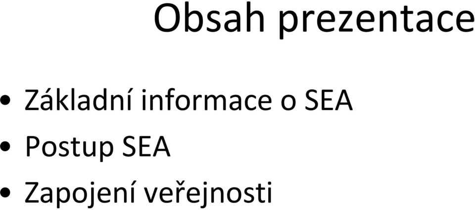 informace o SEA