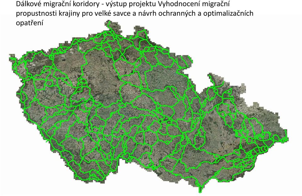 propustnosti krajiny pro velké savce