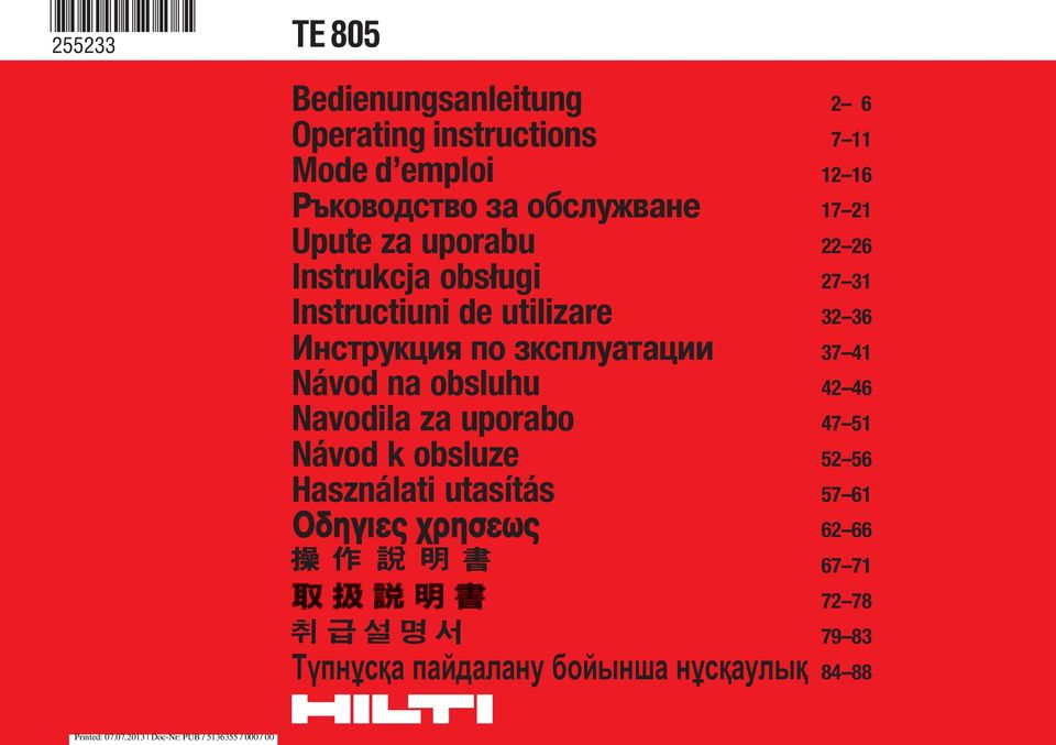 utilizare 32 36 Инструкция по зксплуатации 37 41 Návod na obsluhu 42 46 Navodila za uporabo 47 51 Návod
