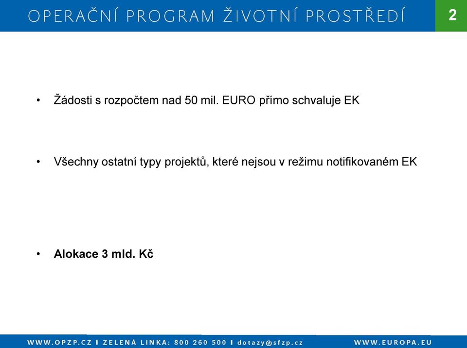 ostatní typy projektů, které nejsou