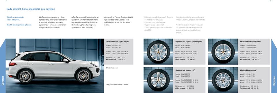 a pneumatik od Porsche Tequipment zvýší nejen vaši bezpečnost, ale také vaše K dispozici pro všechny modely Cayenne od modelového roku 0.