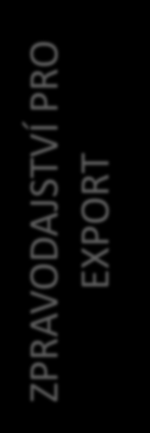 ZPRAVODAJSTVÍ PRO EXPORT Nové informační portály pro exportéry Zpravodajství pro export (ZDARMA) - od 10/2013 První společný informační portál zaměřený pouze na exportéry Přístupný z www.businessinfo.