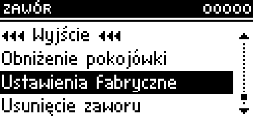 Návod k obsluze Změna zadané teploty ventilu toto nastavení určuje, o kolik se sníží nebo zvýší zadaná teplota ventilu při jednotkové změně pokojové teploty (viz: Rozdíl teplot v místnosti).