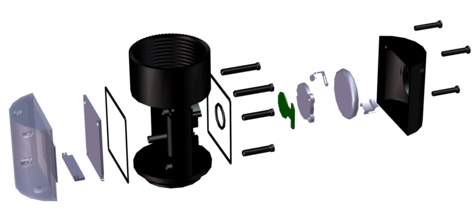 Obr. 36 Řez celým modelem 4.6 Explode Obr.