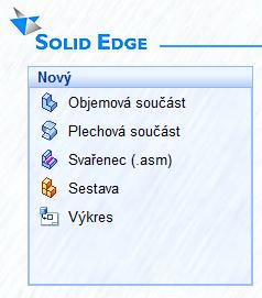 součástech. Je také možné vytvářet prvky sestavy reprezentující operace obrábění po svaru.