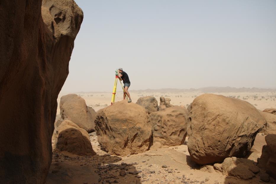 Mapování v Súdánu pro egyptologickou expedici Egyptologického