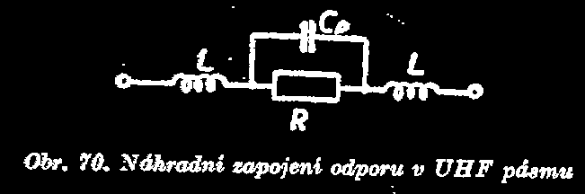 Rezistor odpor definice R=U/I náhradní obvod (zapojení) vliv vývodů