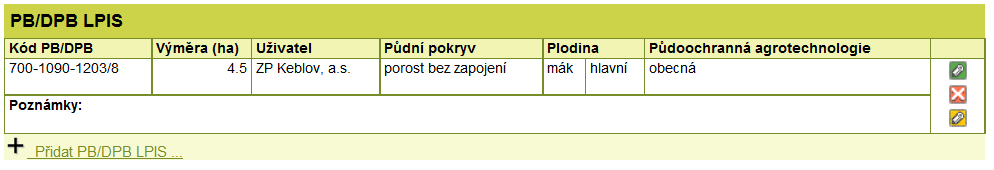 Novinky editace Změny v zadávání údajů k PB/DPB