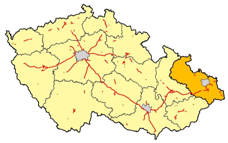 Strategické hlukové mapy ČR 2007 (SHM) - rozsah zpracování Hlavní pozemní komunikace průjezd >6 mil. vozidel za rok celkem 1.370 km komunikací celková plocha 2.