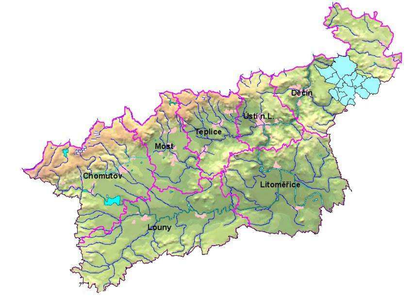 Českokamenicko Mapa 