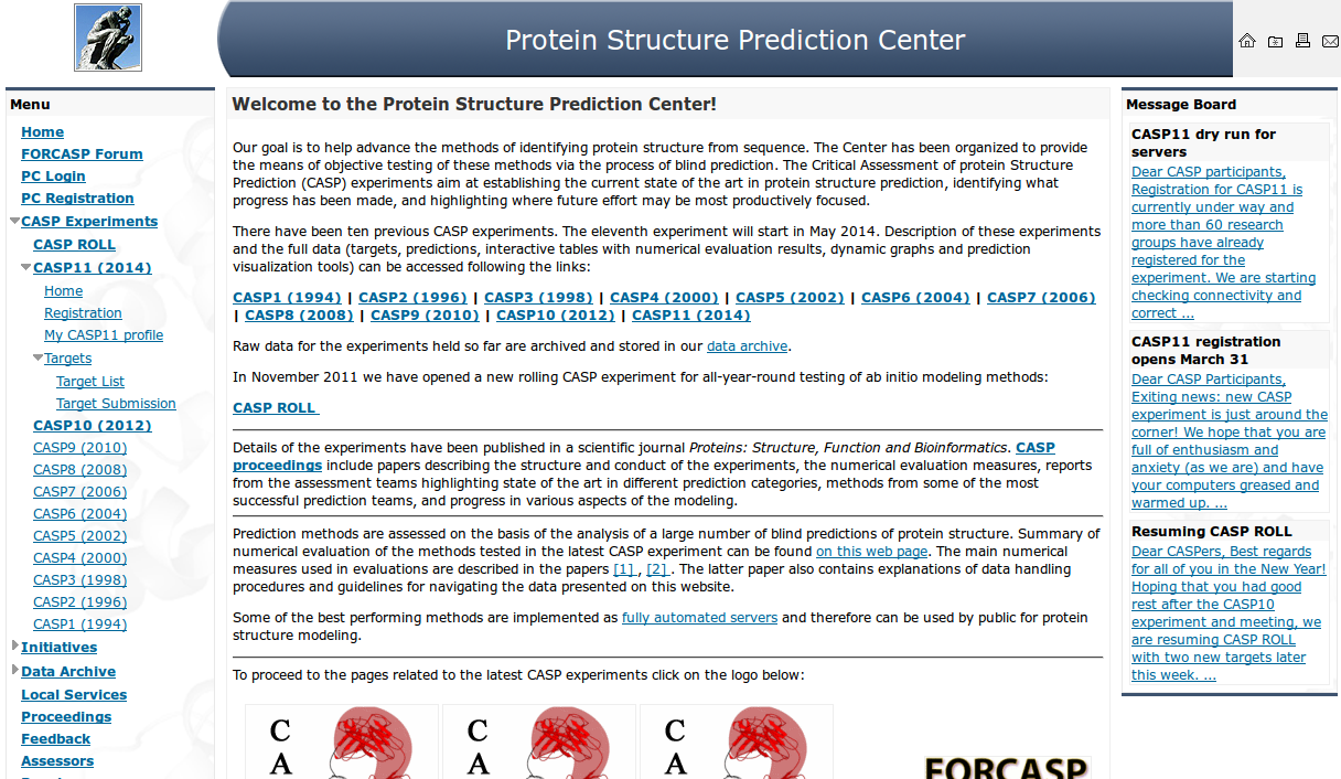 Předpověď struktur proteinů: Critical Assessment of