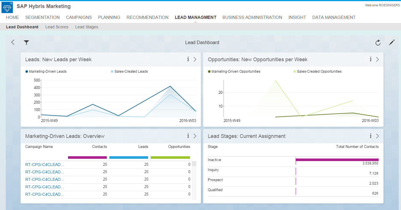 Lead Scoring & Management This presentation and SAP s strategy and possible future developments are subject to change and may be changed by SAP at any time for any reason without notice.