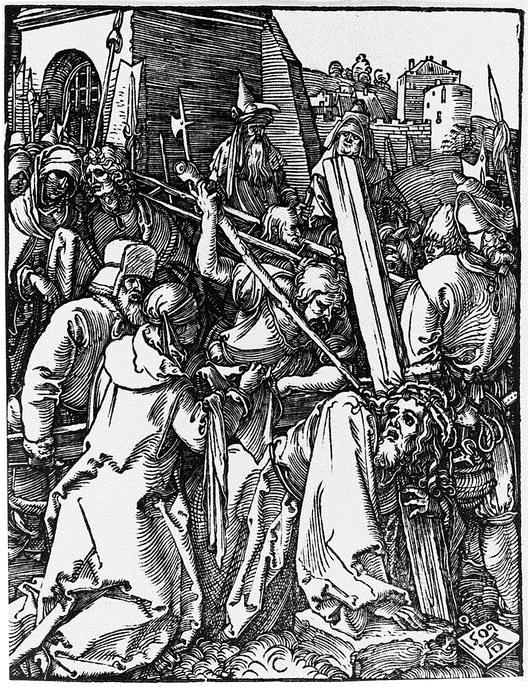 Obr.19: Ecce homo B 10 (Pašije v rytině), Albrecht Dürer, 1512 Obr.